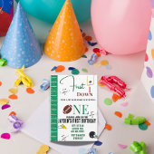 Premier invitation d'anniversaire de football