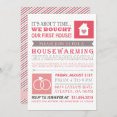 Premier Invitation de la Chambre et anniversaire (Devant / Derrière)