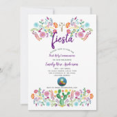 Premier Invitation de la Communion FIESTA garçon o (Devant)