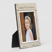 Premier jour de communion ! Plaque photo personnal (Côté)