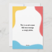 Premier Jour De L'École Titulaire De Carte Cadeau (Dos)