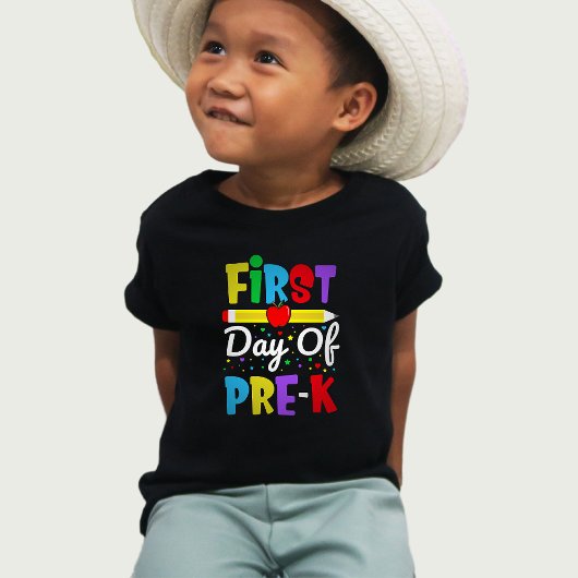 Premier jour du T-shirt pré-maternelle