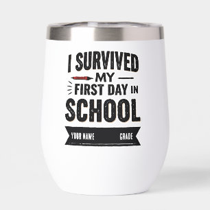 Premier jour personnalisé d'art scolaire