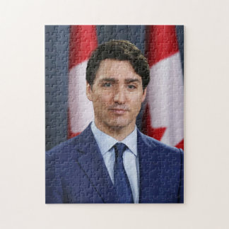 Premier Justin Trudeau Portrait Puzzle Legpuzzel