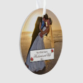 Premier mari et femme de Noël - Poinsettia (devant)