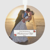 Premier mari et femme de Noël - Poinsettia (dos)