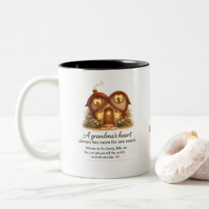 Premier mug de grand-mère, cadeau de nouvelle gran
