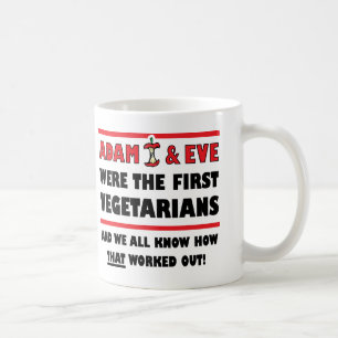 Premier Mug Drôle pour Végétariens ou Mug de Voyag