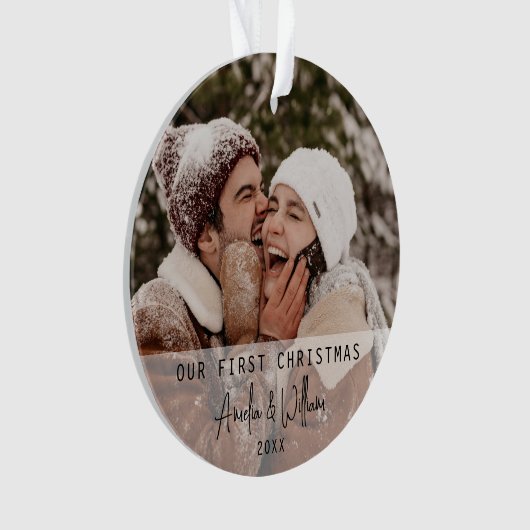 Premier Noël | 2 Photo Holiday Tree (devant)