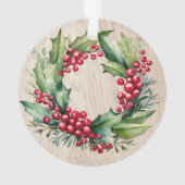 Premier Noël à New Home Rustic Faux Wood - (dos)