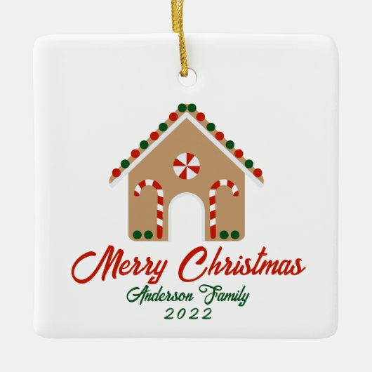 Premier Noël à notre nouvel ornement (Devant)