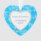 Premier Noël Blue Ice Stars Modèle (dos)