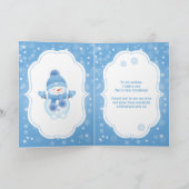 Premier Noël | Carte de voeux Nephew (Intérieur)