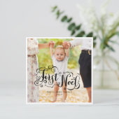 PREMIER NOEL | CARTE PHOTO DE VACANCES CHIC ET MOD (Debout devant)