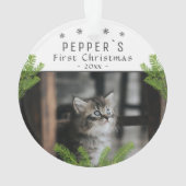 Premier Noël Chat de Noël Chat de Noël (dos)