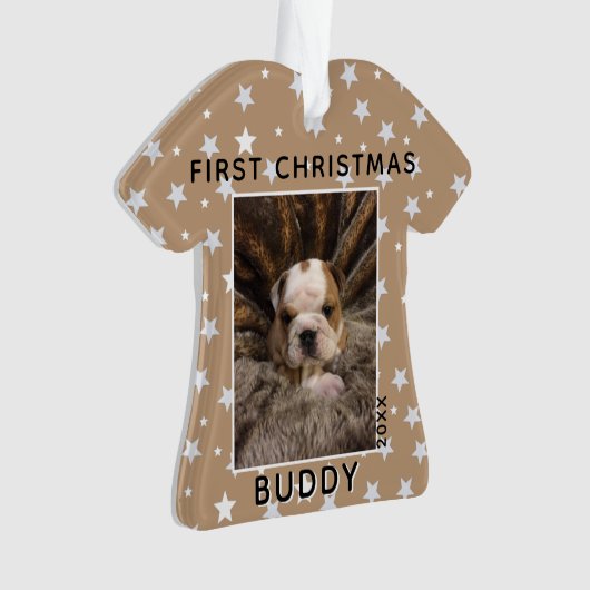 Premier Noël Chien Chien Chien Chien Photo Star Mo (devant)