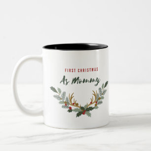 Premier Noël comme maman Mug cadeau de Noël pour e
