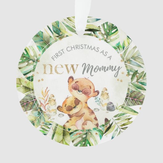 Premier Noël Comme Nouvelle Maman Meerkat (devant)