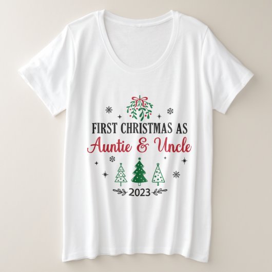 Premier Noël Comme Tante Et Oncle 2023 (Design devant)