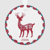 Premier Noël Custom Nordic Reindeer Scandinavie (dos)