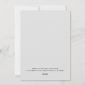 Premier Noël dans la nouvelle carte de vacances (Dos)