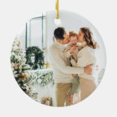 Premier Noël dans notre nouvel ornement (Dos)