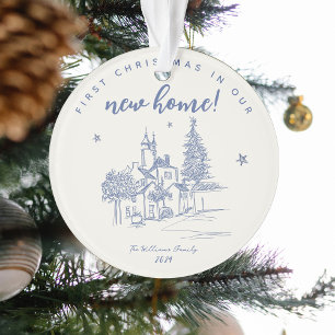 Premier Noël dans notre nouvelle maison bleue