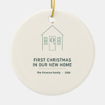 Premier Noël dans notre nouvelle maison Ornement 2
