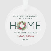 Premier Noël dans notre nouvelle maison Watercolor (devant)