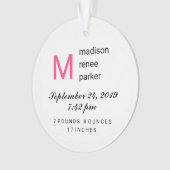 Premier Noël de bébé avec la photo (devant)