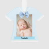 Premier Noël de bébé avec photo (dos)