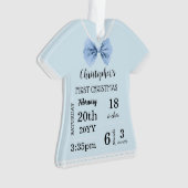 Premier Noël de bébé avec photo (devant)