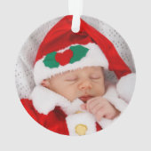 Premier Noël de bébé Cute Rouge Vert Festif (dos)