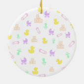 Premier Noël de bébé mignon Ornement (Dos)