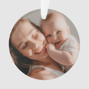 Premier Noël de bébé Minimal Photo