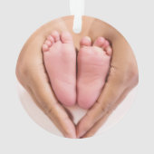 Premier Noël de bébé Photo Flocons de neige (dos)