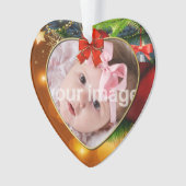 Premier Noël de bébé - photo personnalisée (devant)