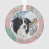 Premier Noël de chiot Border Collie Photo (dos)