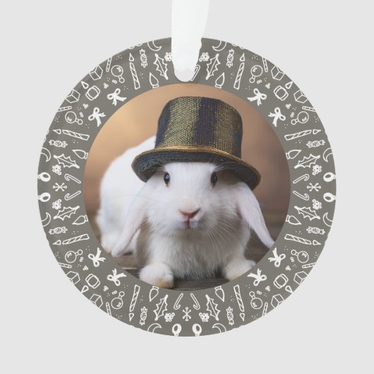 Premier Noël de notre lapin (devant)