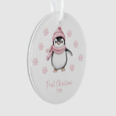 Premier Noël de Pingouin Rose (devant)