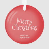 Premier Noël du bébé (dos)