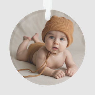 Premier Noël du bébé avec statistiques de naissanc