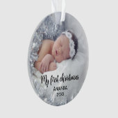 Premier Noël du bébé mignon (devant)