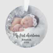 Premier Noël du bébé mignon (devant)