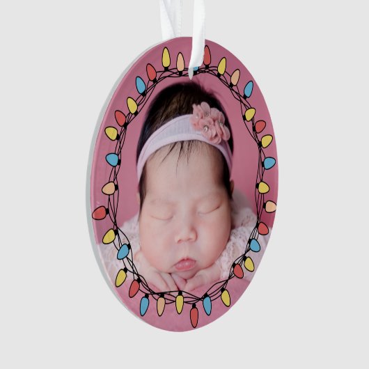 Premier Noël du bébé mignon (devant)