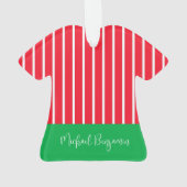 Premier Noël du Bébé Rouge Vert Blanc (dos)