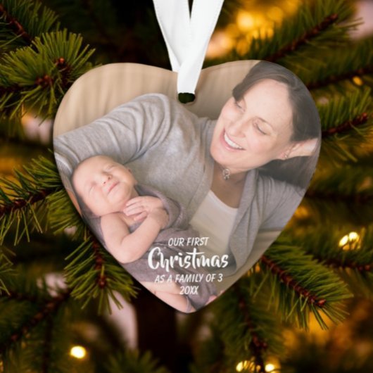 Premier Noël en famille de 3