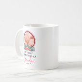 Premier Noël en grand-père Photo Café Mug (Devant gauche)