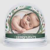 Premier Noël en grands-parents Cadeaux Neige Globe (Avant)