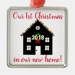 Premier Noël en nouveaux ornements à la maison d